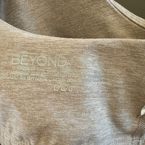 COPY - Beyond Yoga Spaced Refocus Cropped Tank - Swept Heather - Size L - Picture 4 of 4